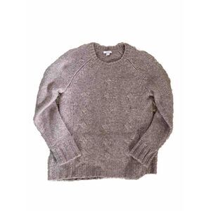 J. Jill Pure Jill Sweater Lilac Lavender Cableknit Wool Blend XS Petite